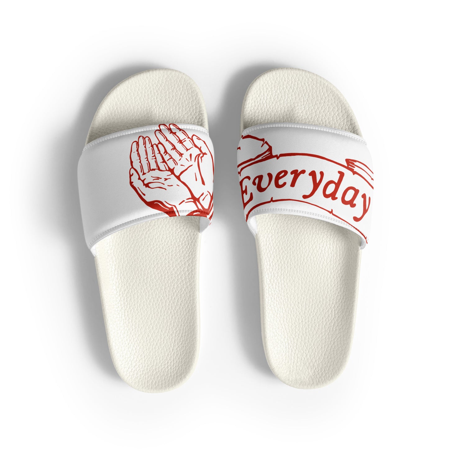 Men's Ultra-Comfy Christian Sandals: Pray Everyday Slides